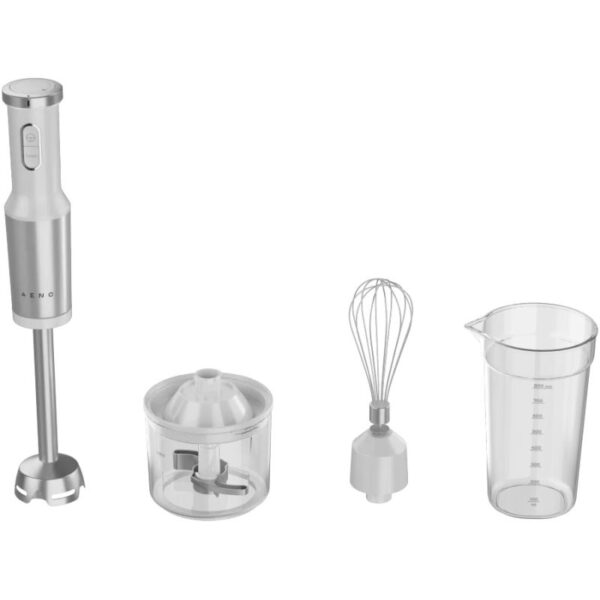 S9230-1457 AENO 1200W Hand Blender White, Tiger Teeth Cutter, Whisk, Food Processor
