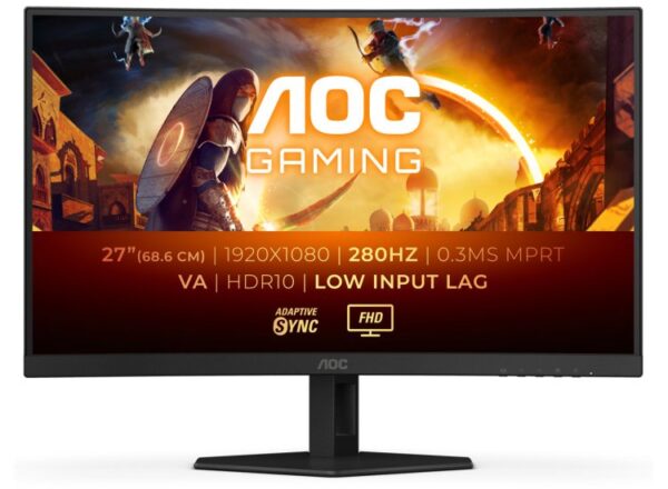 AOC Monitor Gaming C27G4ZXE Curved 27"