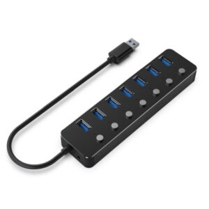USB HUB 3.1 (Gen 1) 7 port sa prekidacima GEMBIRD