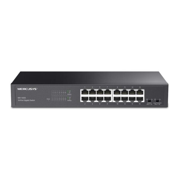 Mercusys MS116GS 16-Port Gigabit Desktop/Rackmount Switch