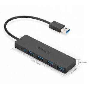 S13978-2455 Anker USB-C Data Hub (4-in-1, 5Gbps) Black