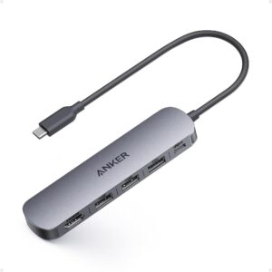 Anker USB-C Data Hub (5-in-1, 4K HDMI) Gray