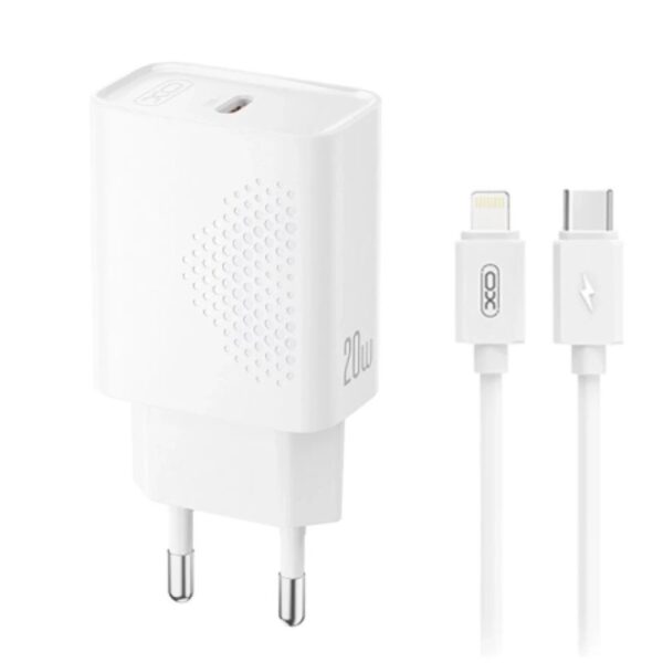 S16162-2761 XO L160 20W Type-C Fast Charger + Lightning cable