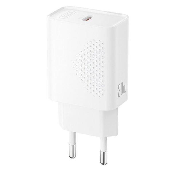 S16349-2867 Kucni punjac XO L161 USB-C + USB A 20W PD White