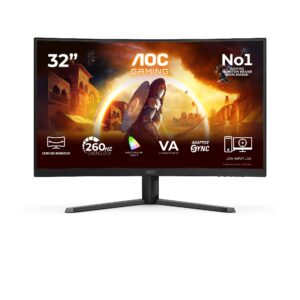 AOC Gaming C32G42ZE 31.5" Curved 1500R, VA, FHD 1920x1080, 260Hz OC