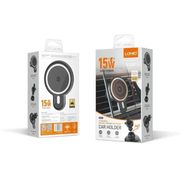 S16933-2983 Auto drzac LDNIO MW21-1 i wireless charger 15W sa postoljem