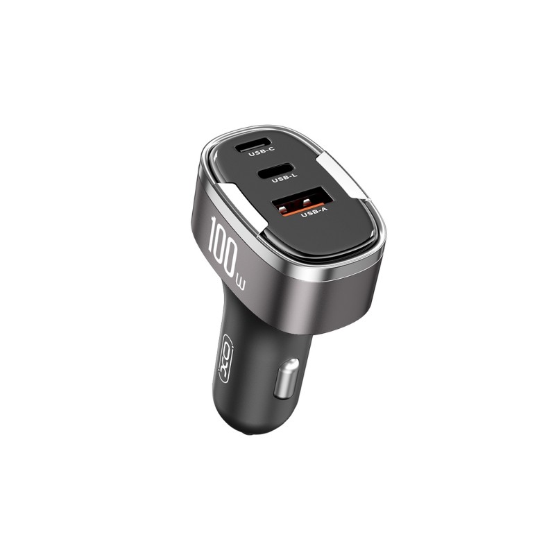 Auto punjac XO inteligentni CC61 100W 2x TypeC + USB