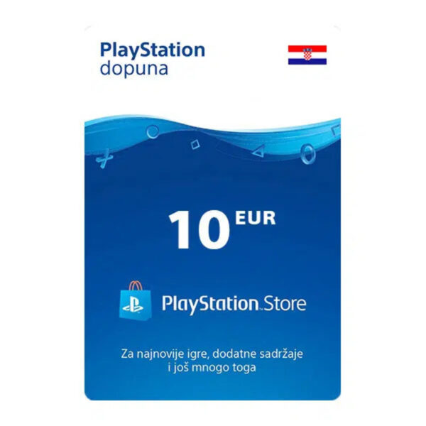 S17251-3093 Sony PlayStation Network bon — Digitalni bon 10 EUR, Hrvatska