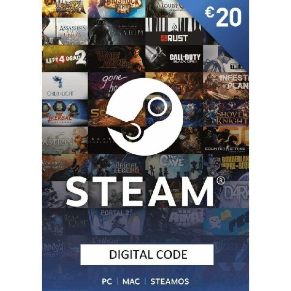 Steam bon — Digitalni bon 20 EUR, Global